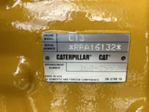 Caterpillar C13